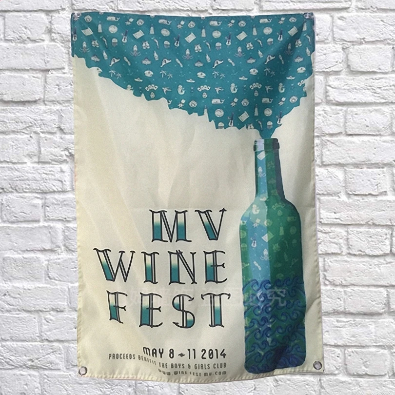 MV WINE EEST плакат баннеры Бар Кафе Отель тема Настенный декор висит искусство