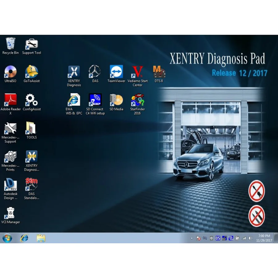 MB Star C4 SD Connect с полными ЧИПАМИ Plus V2019.05 программное обеспечение Xentry/Vediamo/DTS