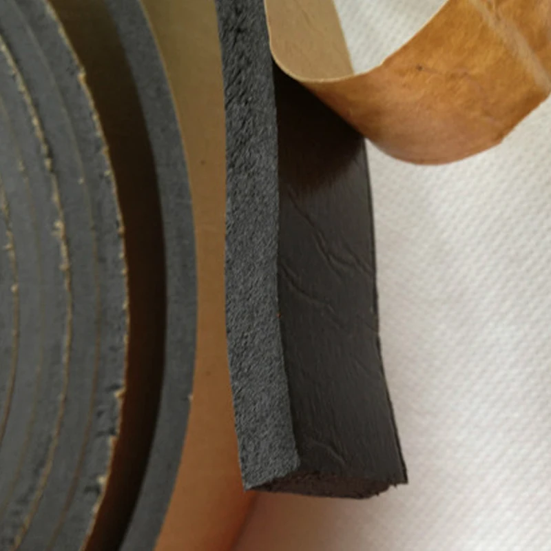 5 шт./лот резиновая уплотнительная лента для одной двери окна EVA губчатая клейкие