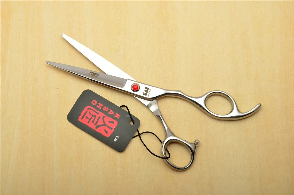 700# 4Pcs Suit 5.5''/6.0''/6.5'' Kasho Red Gem Hairdressing Scissors Cutting / Thinning Shears Professional Human Hair |