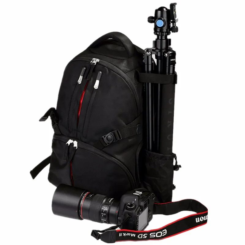 CLAITE Противоударный Водонепроницаемый Многофункциональный SLR DSLR камера сумка для ноутбука чехол для объектива рюкзак черный для почти всех DSLR камер s
