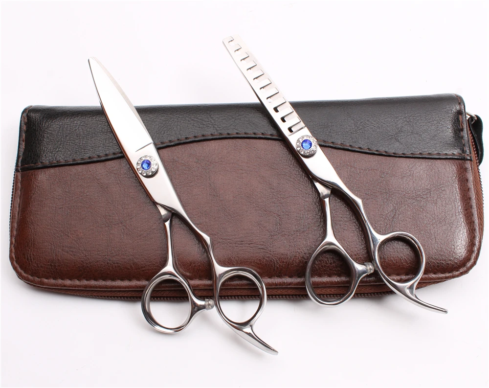 6" 17.5cm 440C Customize Logo Professional Hairdressing Regular Scissors Thinning Style Tools Human Hair C9021 | Красота и