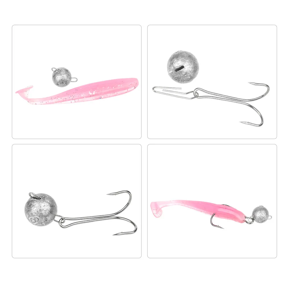 DONQL 5 шт./кор. Lead Jig Head для рыболовный крючок глубокой воде привести Вес Мягкая