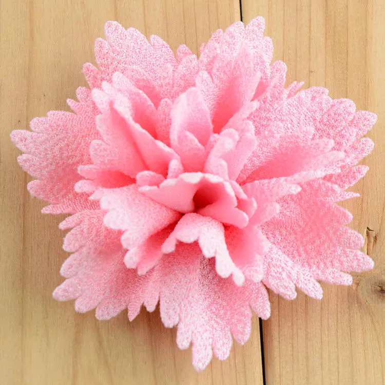 Бесплатная доставка 20 шт./лот 3 15 дюйма для девочек детские шифоновые цветы с