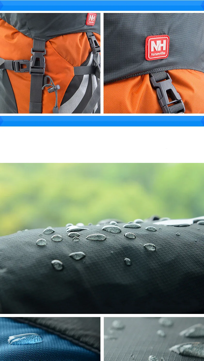 NatureHike Фабрика магазин 70+ 5L открытый альпинистские спортивные рюкзаки профессиональный альпинизм Водонепроницаемые рюкзаки