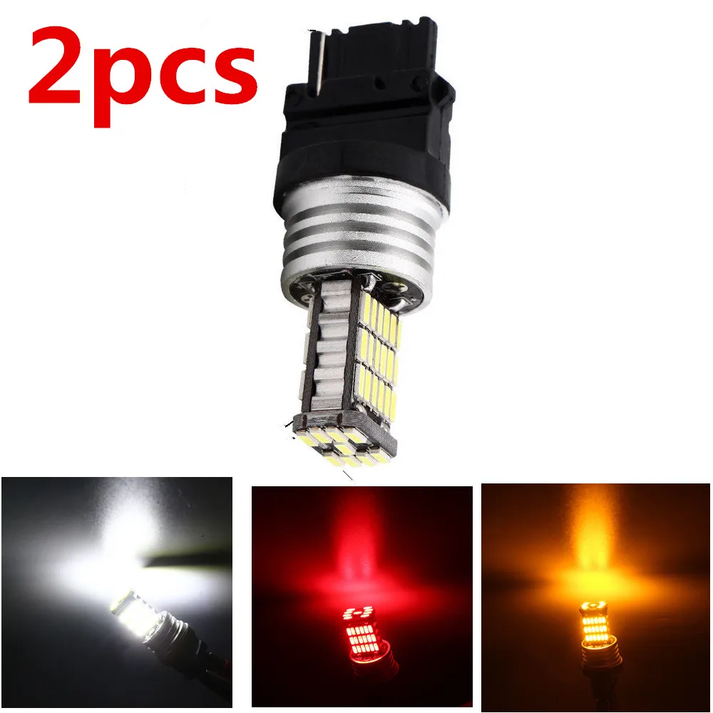 2шт 3157 45 SMD сигнальная лампа T25 Led Canbus автомобильные тормозные задние фонари