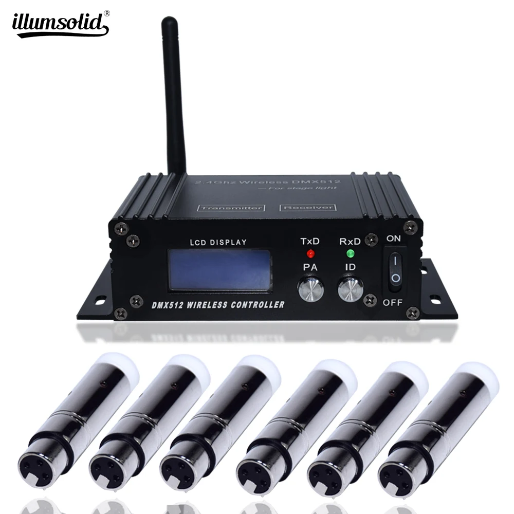 Мини 2 4G беспроводной Dmx 512 контроллер консоль ЖК-передатчик приемник для Dj диско