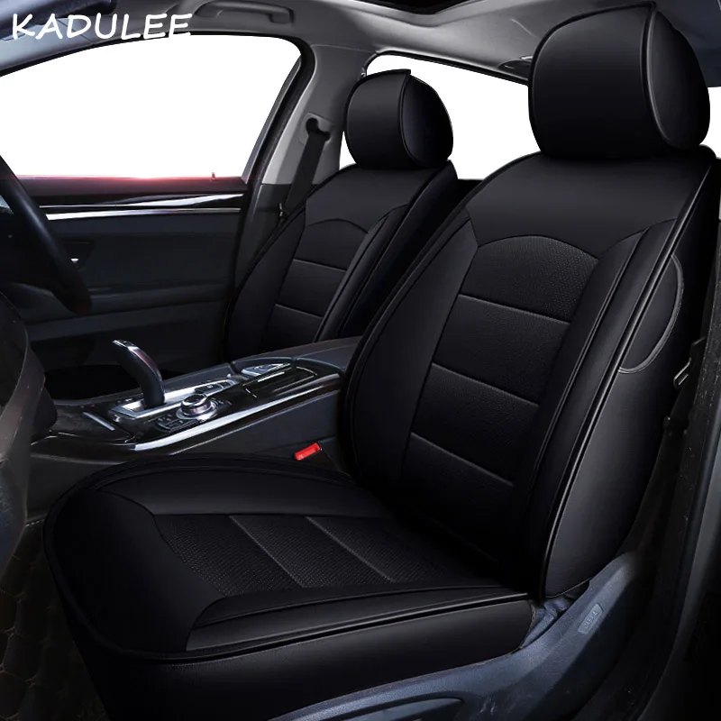 6 KADULEE чехол для автокресла из натуральной кожи на заказ для mitsubishi pajero 4 2 sport outlander xl asx аксессуары lancer автокресла продукт - Название цвета: 6