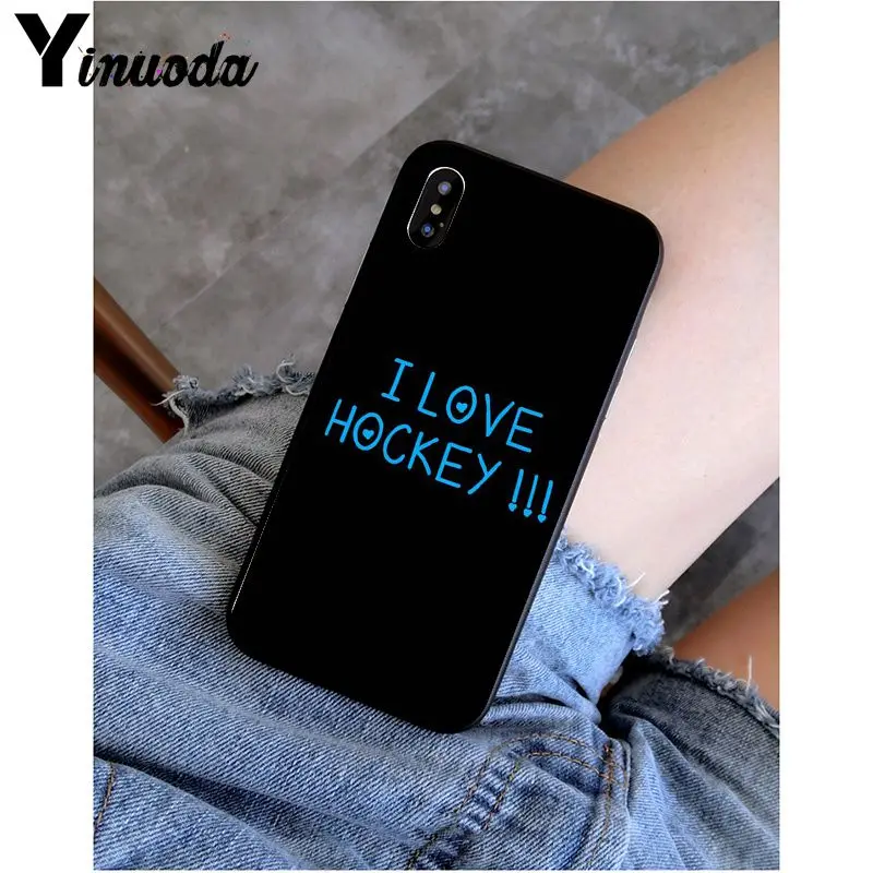 Yinuoda хоккейный каток на заказ фото мягкий чехол для телефона для iPhone 6S 6plus 7plus 8 8Plus X Xs MAX 5 5S XR
