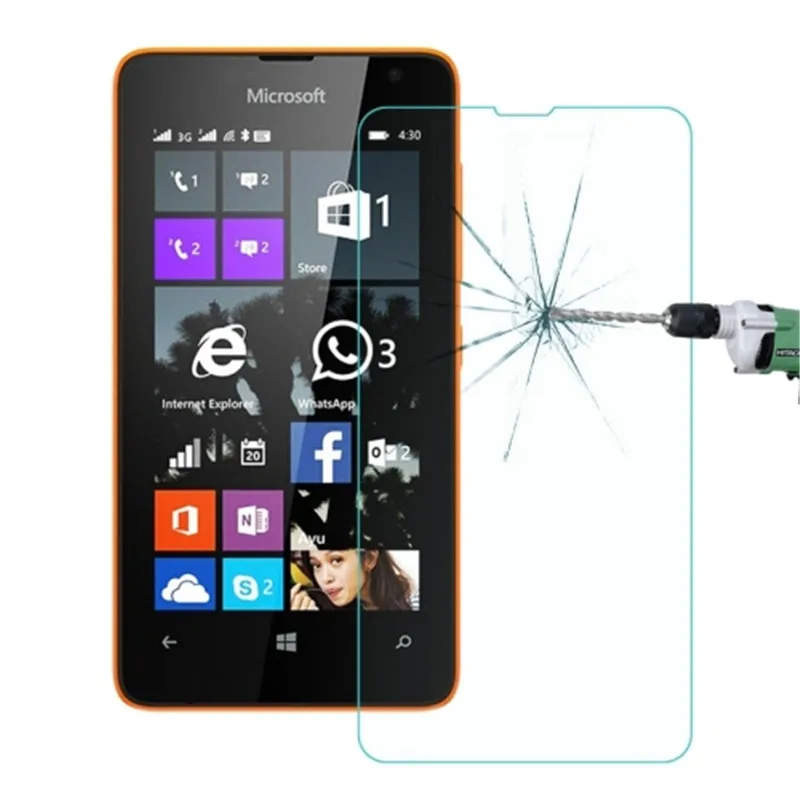 Premium Tempered Glass For Nokia Microsoft Lumia 430 / N430 Dual SIM Screen Protector Toughened Protective Film Guard | Мобильные