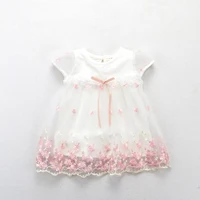 baby girls dress new short sleeve newborn dresses for baby girls summer birthday party dress baby clothing 0 2t