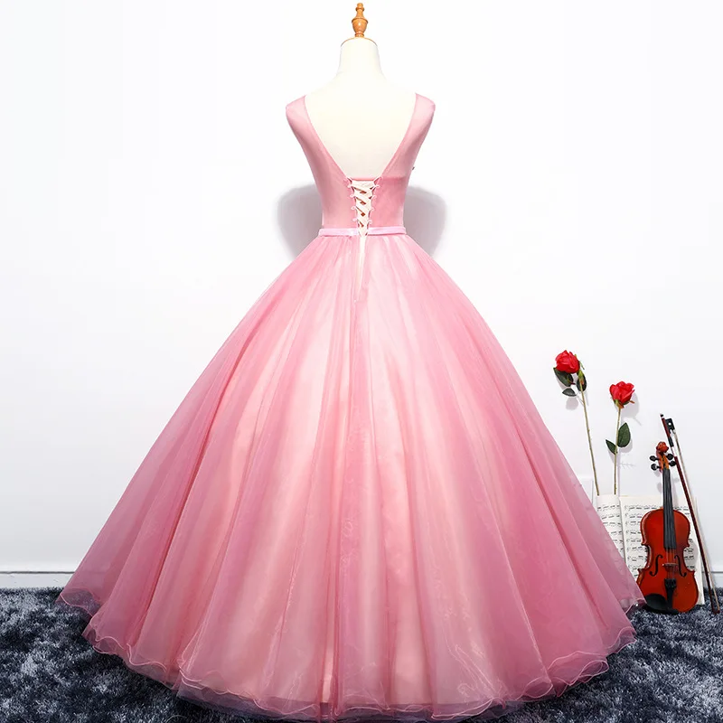 Женское фатиновое платье Quinceanera с аппликацией 16 платьев на 15 лет 2019 | Свадьбы и