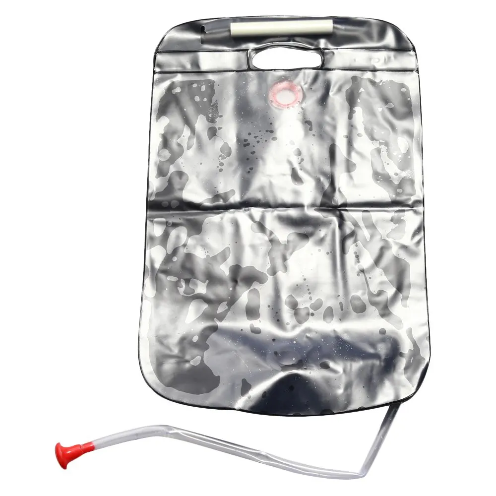 New 20L / 5 Gallons Solar Energy Heated Camp Shower Bag Outdoor Camping Hiking Utility Water Storage PVC Black | Спорт и развлечения