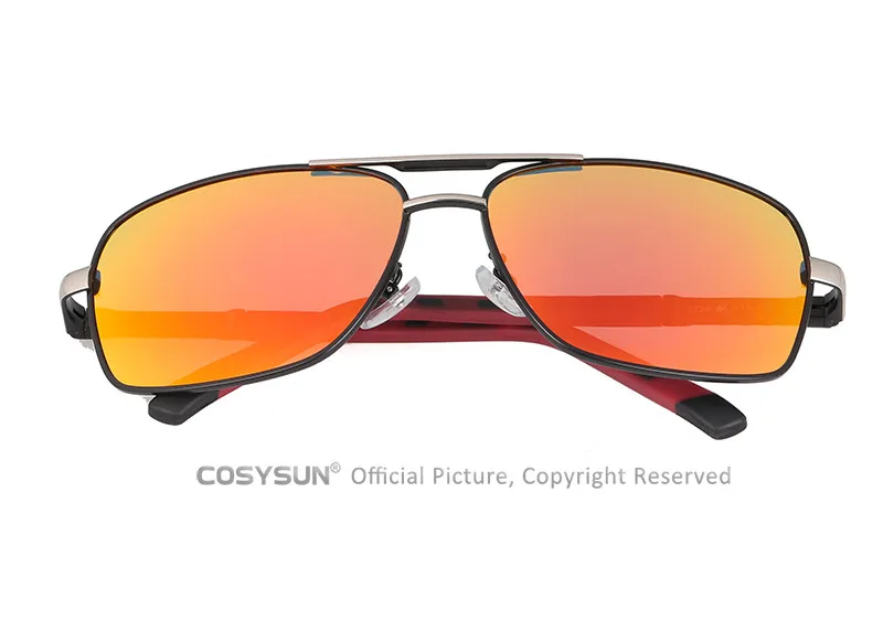 COSYSUN Брендовые мужские солнцезащитные очки HD поляризованные солнцезащитные очки мужские солнцезащитные очки водителя для мужчин очки с зеркальным покрытием oculos мужские 0042