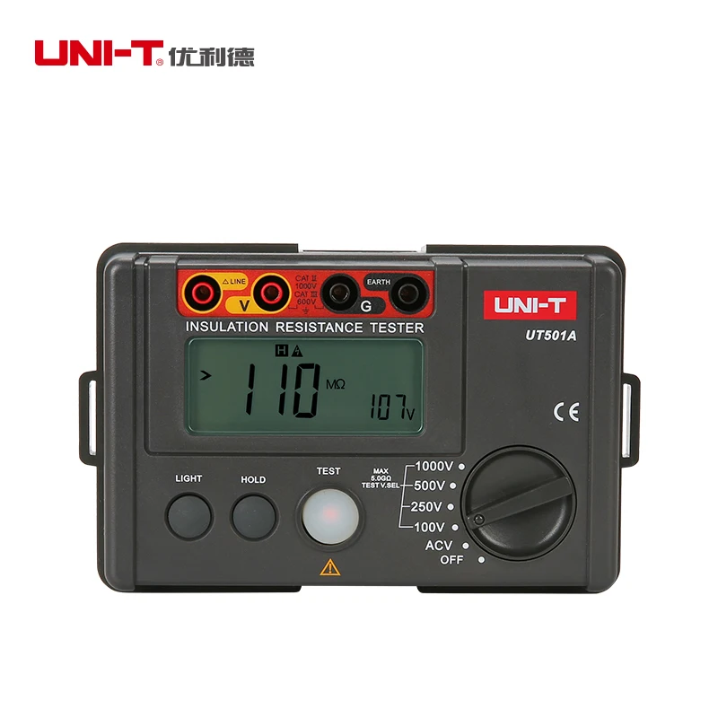 UNI T UT501A сопротивление изоляции Megohmmeter вольтметр 1000V тест целостности проверки er с