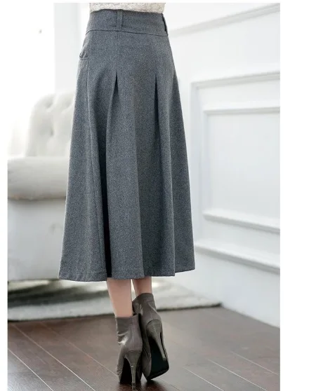 Новая зимняя юбка в европейском и американском стиле осень 2018 модные женские