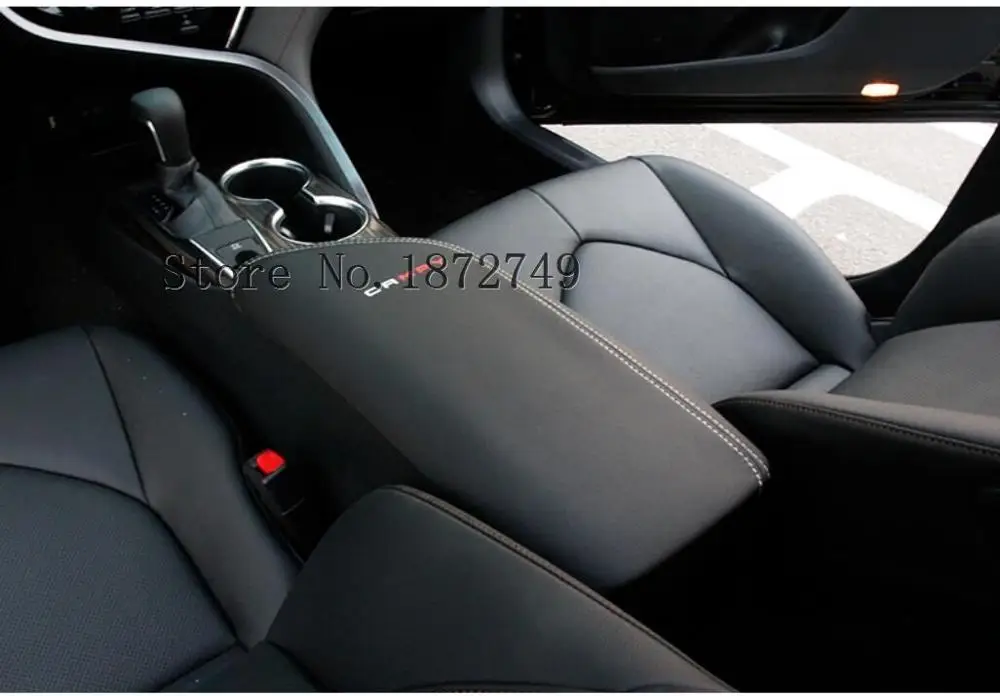 Подлокотник коробка кожаный чехол Защита для Toyota 8th Camry 4 цвета на выбор - Название цвета: A