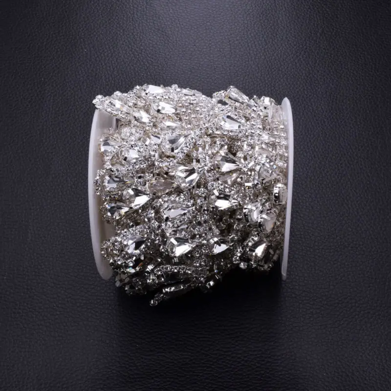 Украшения для свадебного платья сделай сам 5 ярдов с кисточками и стразами