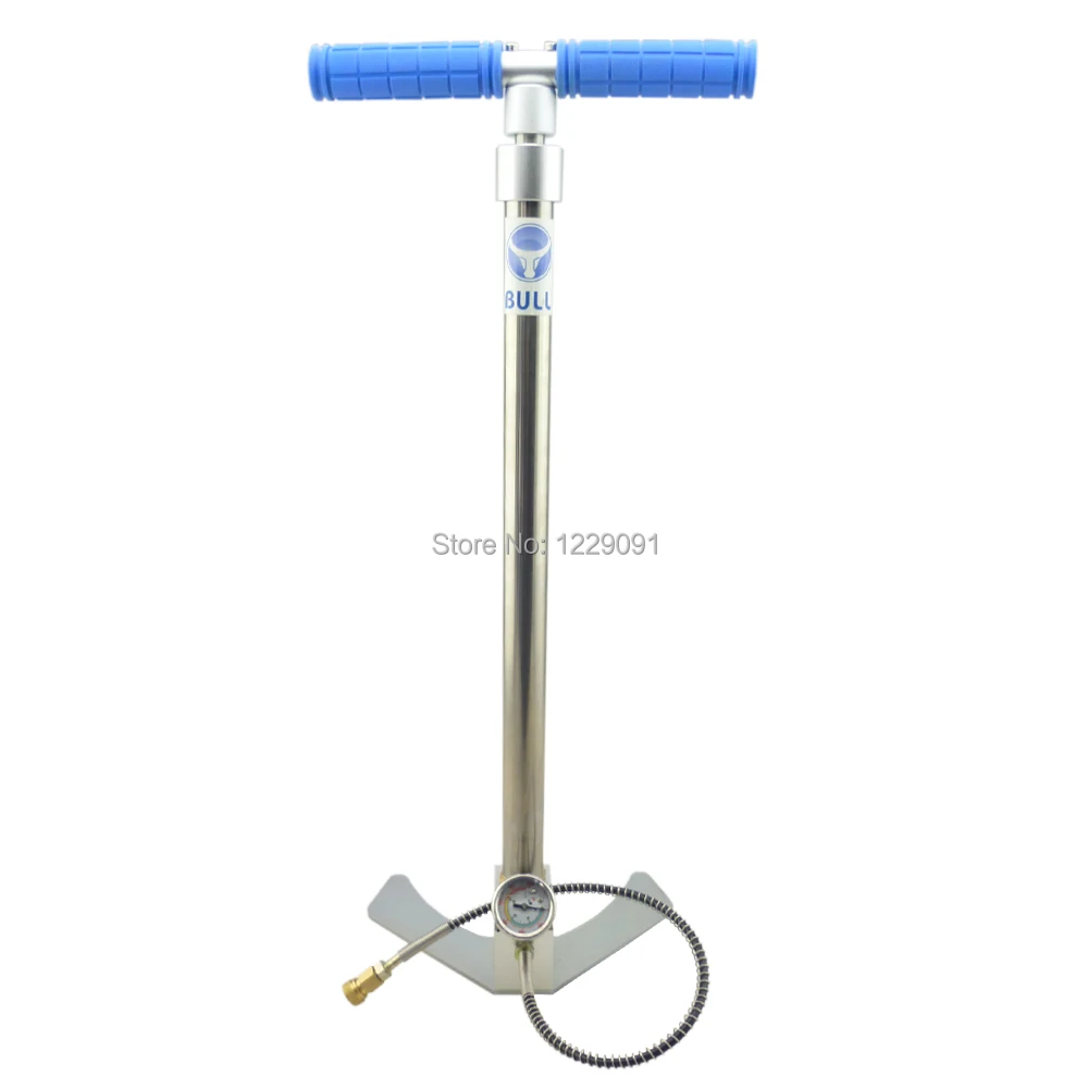 

The 2nd generation - BULL Pre Charged high pressure pcp hand pump with Gauge & Hose 4500psi - factory outlet on sale