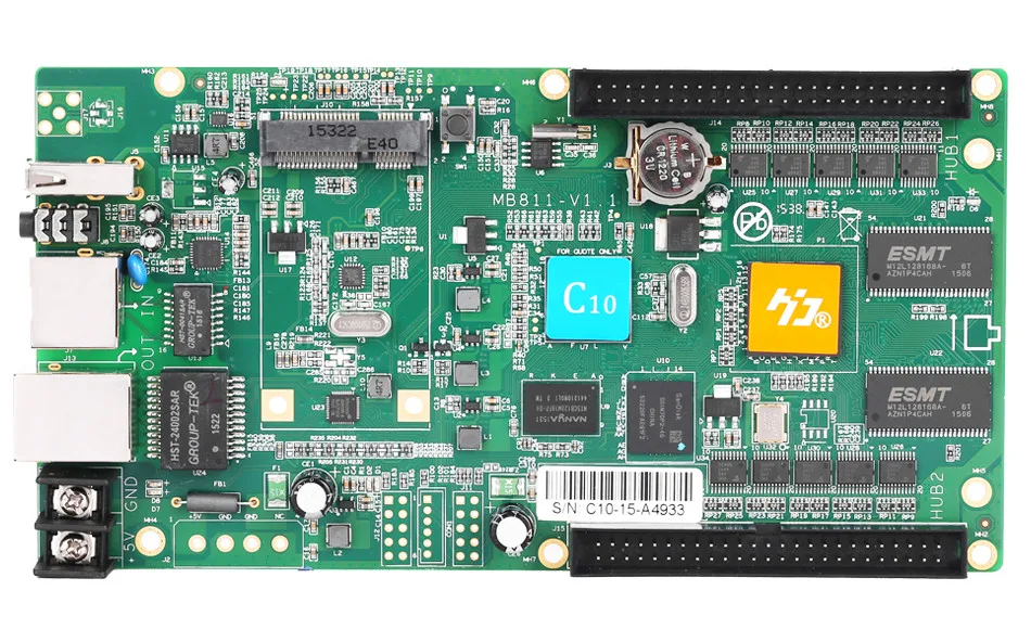 HD-C10 asynchronous Full-color LED display controllercontrol 384W*320H pixel/1024W*120H pixel | Лампы и освещение