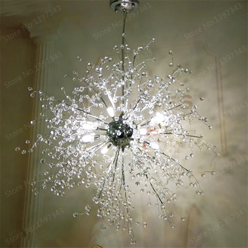 Современный светодиодный светильник из акриловой нержавеющей стали глобус для