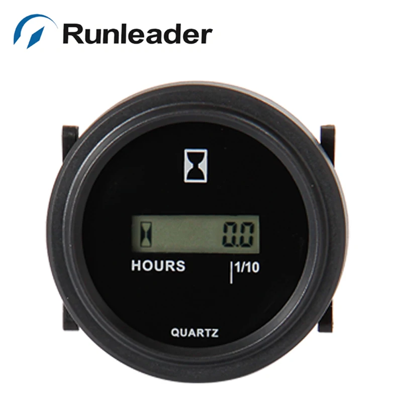 

Runleader RL-HM005 DC 4.5-90V LCD Round Hour Meter for tractor aerator generator snowblower