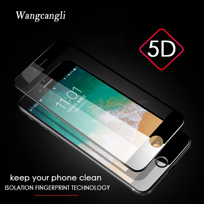 0 26 мм 5D 9H закаленное защитное стекло на iphone 6 6S 7 8 Plus X Премиум Защитная пленка