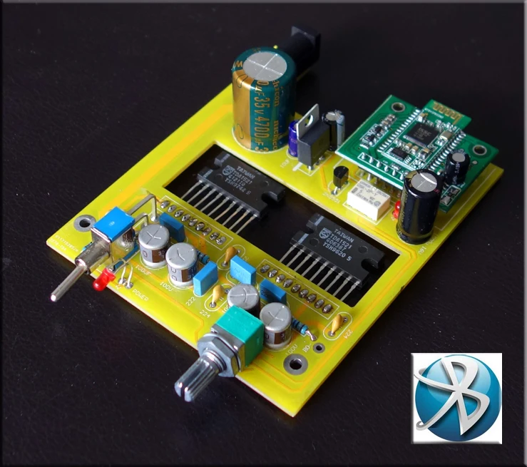 

Single DC 15-32V Classic TDA1521 BTL Bluetooth ISSC 4.0 Amplifier Board 30W+30W finished board