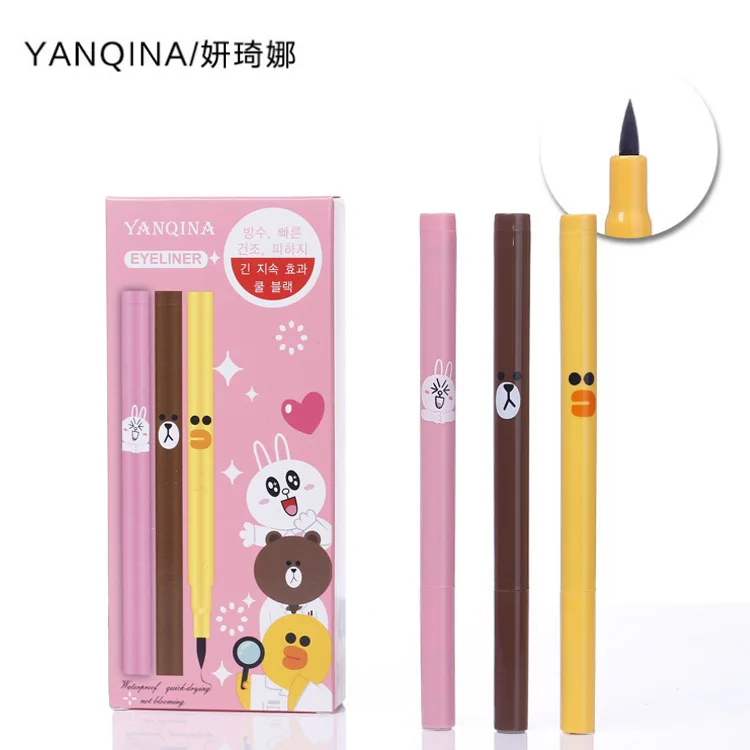 Брендовая подводка для глаз YANQINA лидер продаж с рисунками из мультфильмов