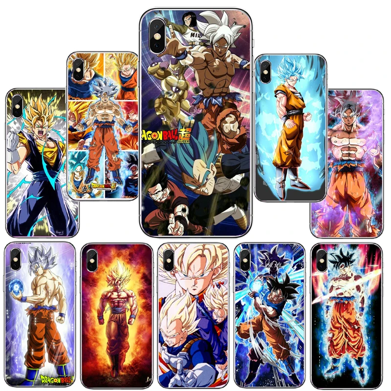 Манга комиксы Dragon Ball z goku Жесткий ПК чехол для iPhone 7 6 6s 8 Plus 5 5S SE X Coque