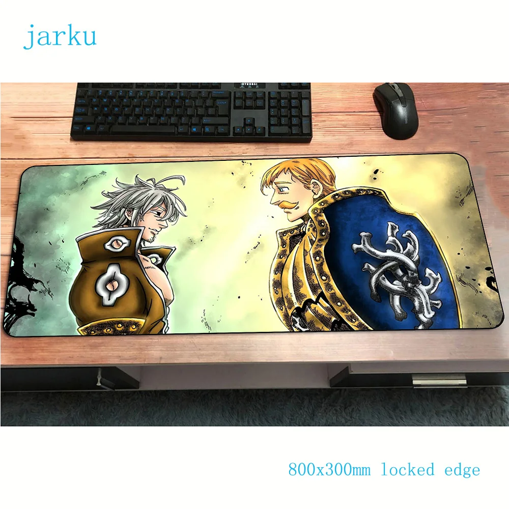 Nanatsu no taizai коврик для мыши геймер мальчик подарок 800x300x2 мм notbook коврик для мыши игровой коврик для мыши персональный Коврик для мыши PC padmouse коврики