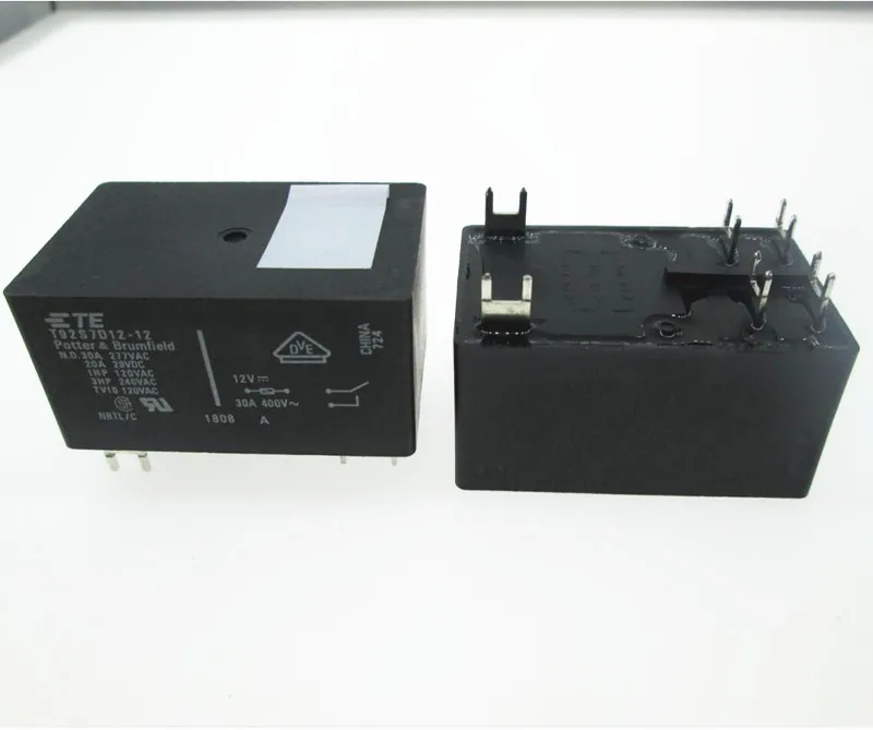 Новинка 12 В реле T92S7D12 12V 12VDC в 12В постоянного тока 30A 277в переменного 5 шт./лот|12v