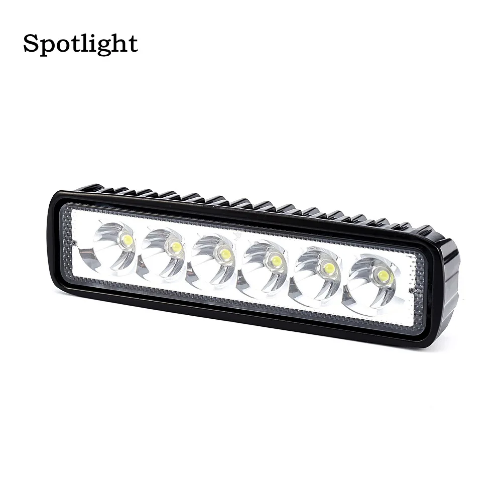 18W DRL LED Work Light 12-48V 4WD 12v for Off Road Truck Bus Boat Fog Car Assembly ATV Daytime Running | Автомобили и мотоциклы