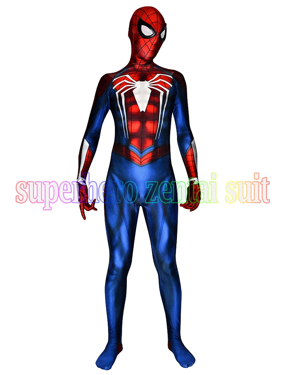 Новинка PS4 Insomniac костюм Человека-паука игра Человек-паук Полный корпус зентай для