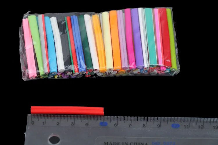 50 шт. наклейки для дизайна ногтей Fimo рождественские фрукты 3D украшения