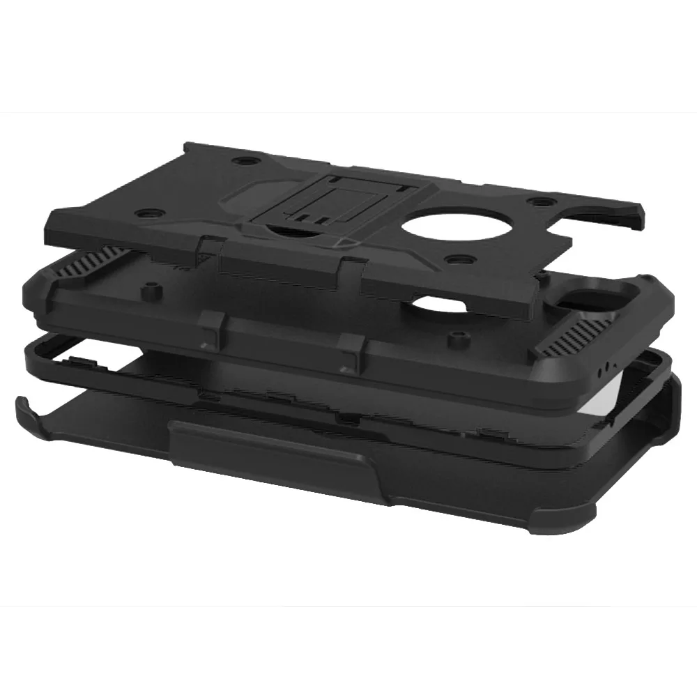 Прочный чехол для Google Pixel 2/Muski с зажимом ремня ударопрочный жесткий чехол-кобура |