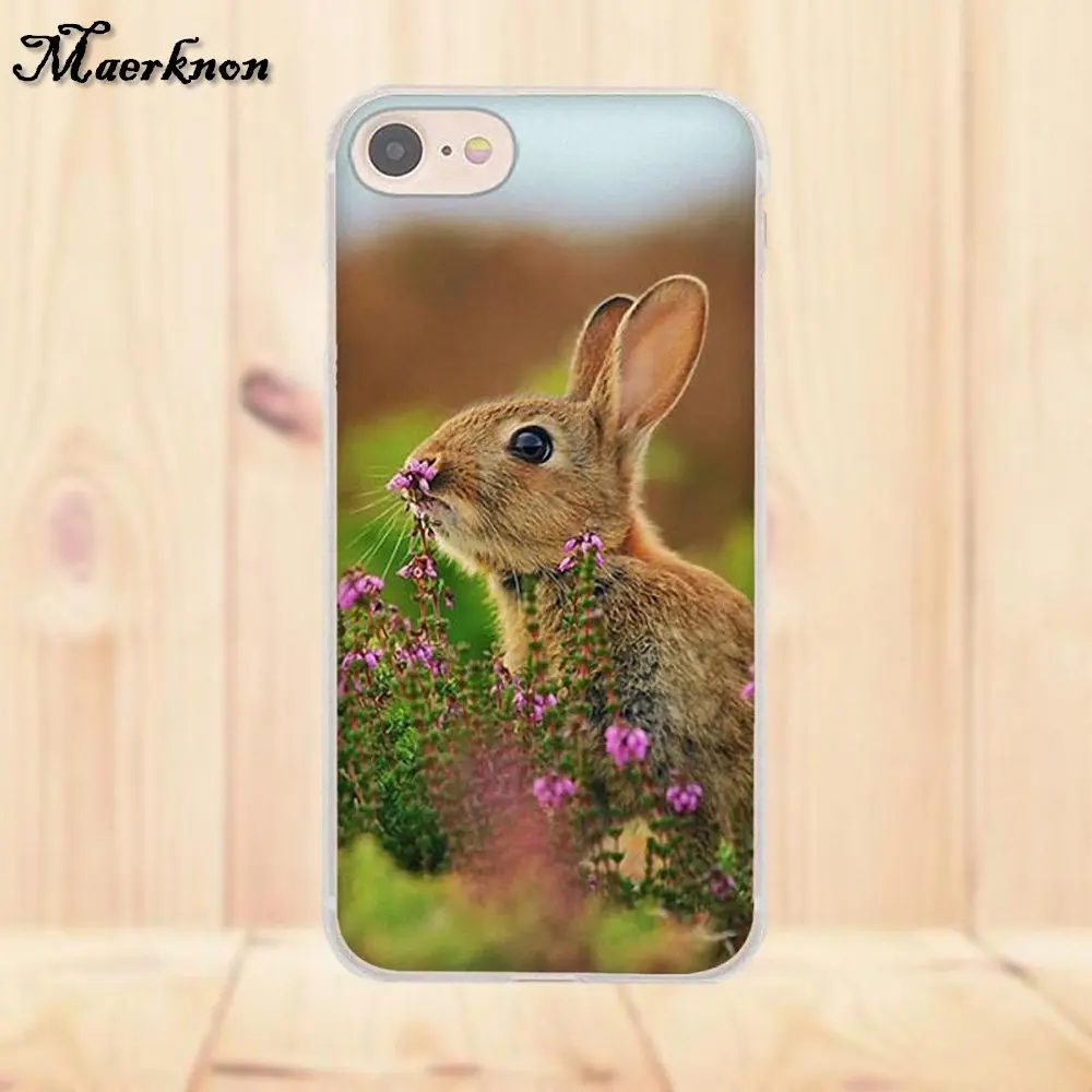 Maerknon Bunny Animal For Xiaomi Redmi 4 3 3S Pro Mi3 Mi4 Mi4i Mi4C Mi5 Mi5S Mi Max Note 2 Soft TPU Phone Cover Case Coque | Мобильные
