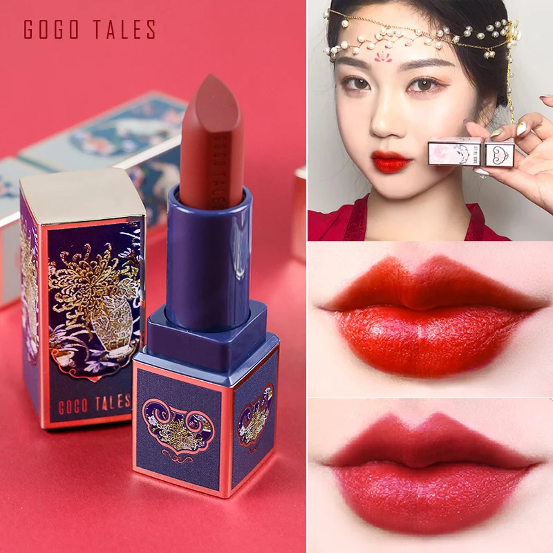 Водостойкий матовый бархатный блеск для губ помада бальзам сексуальные красные