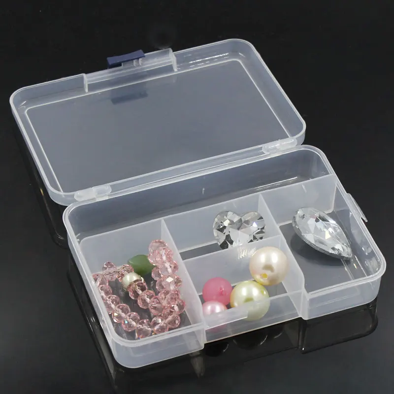 Прозрачные пластиковые ящики для хранения 1 шт. чехлы органайзеров коробка с