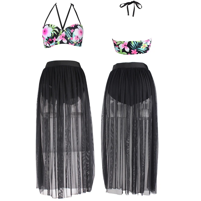 2020 размера плюс комплекты бикини женское с принтом граффити одежда для плавания