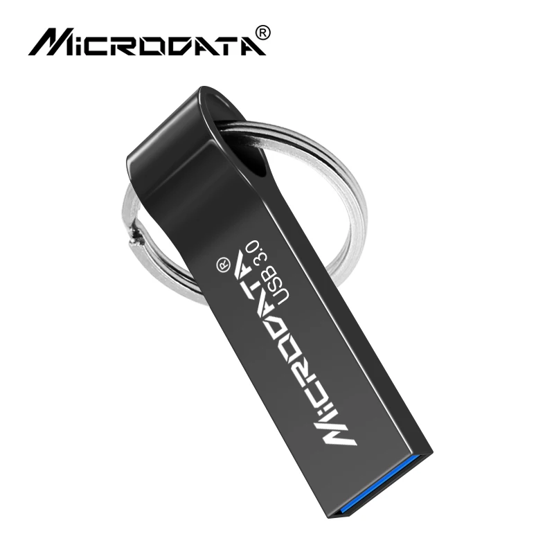 black USB 3,0, металлический флеш-накопитель, 32 ГБ, 64 ГБ, 128 ГБ, флеш-накопитель, водонепроницаемый, usb флеш-накопитель, ручка, 16 ГБ, USB флешка, флеш-диск, высокая скорость, USB3.0 - Цвет: black