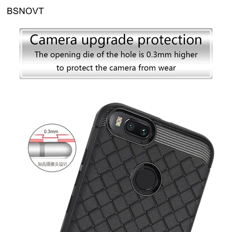 BSNOVT Xiaomi mi A1 чехол 5X Чехол Мягкий силиконовый для задней панели с изображением