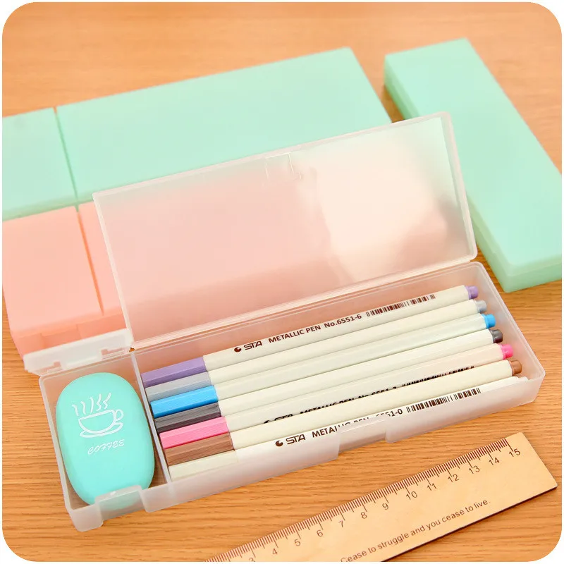 Прозрачный модуль с большой вместительностью Карандаш Чехол исследование