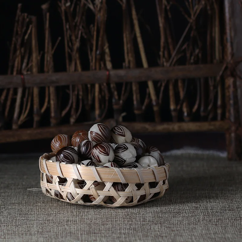 20 шт./лот белые семена Бодхи ремесленные бусины деревянные резные цветок лотоса