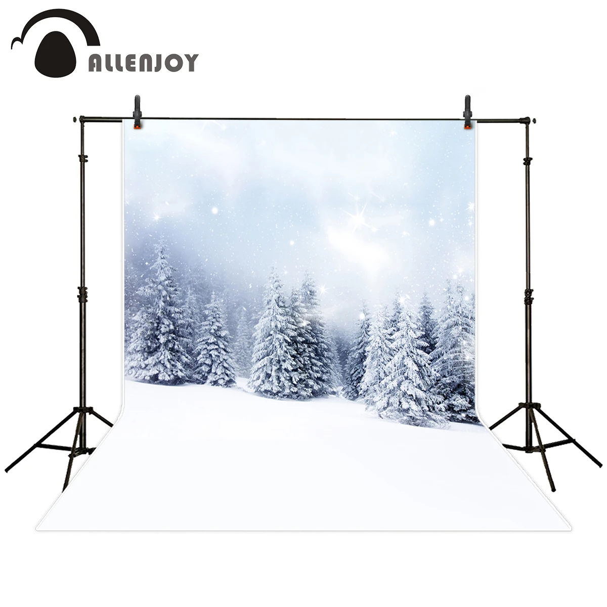 Allenjoy фон для фотосъемки Снежная зима холодная сосна боке фотостудии новый дизайн