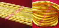 900pcslot ec 1 2 5mm2 18 number and letter cable marker digital lletter number abcdef 0123456789 each 50pcs yellow color