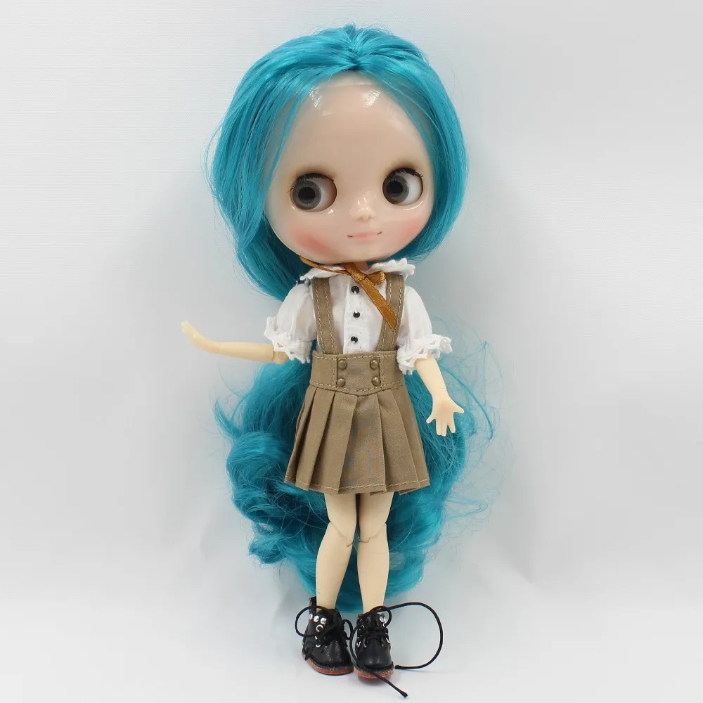Костюм для куклы Middie Blyth рубашка с пышными рукавами и юбка на бретелях 20 см