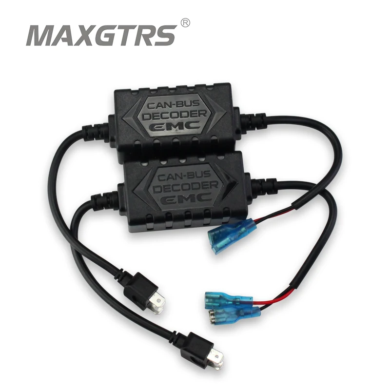 2x H1 H4 H7 H8 H11 H13 9005 9006 9004 9007 9012 EMC Автомобильный светодиодный декодер HID CAN шина с