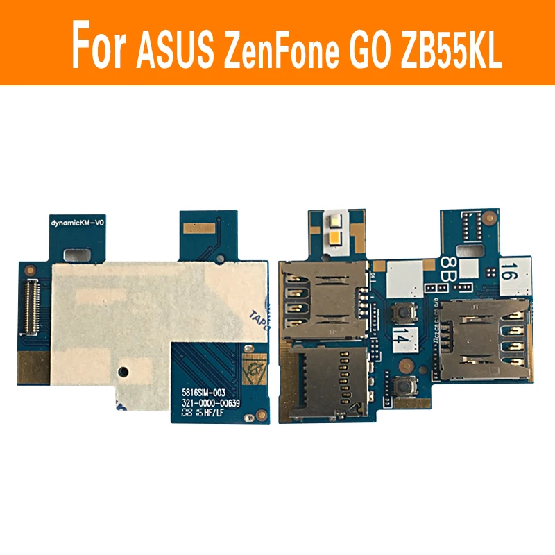 Гибкий кабель для Asus zenfone GO TV ZB551KL X013DB 5 &quotслот SD карты памяти|cable for|cable for asusasus module |