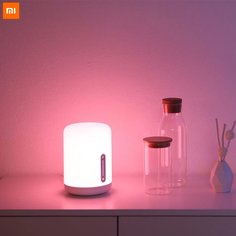 Xiaomi Mijia прикроватная лампа 2 Bluetooth WiFi Сенсорная панель приложение управление RGB